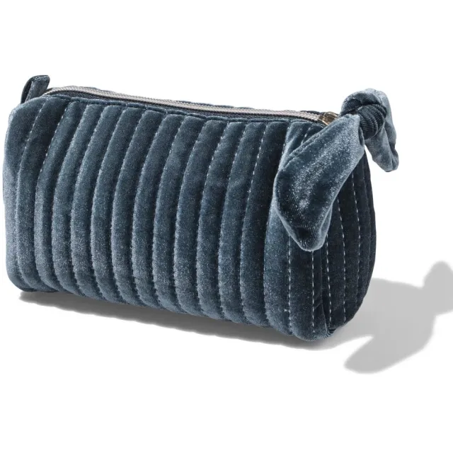 HEMA Etui velvet (nachtblauw)