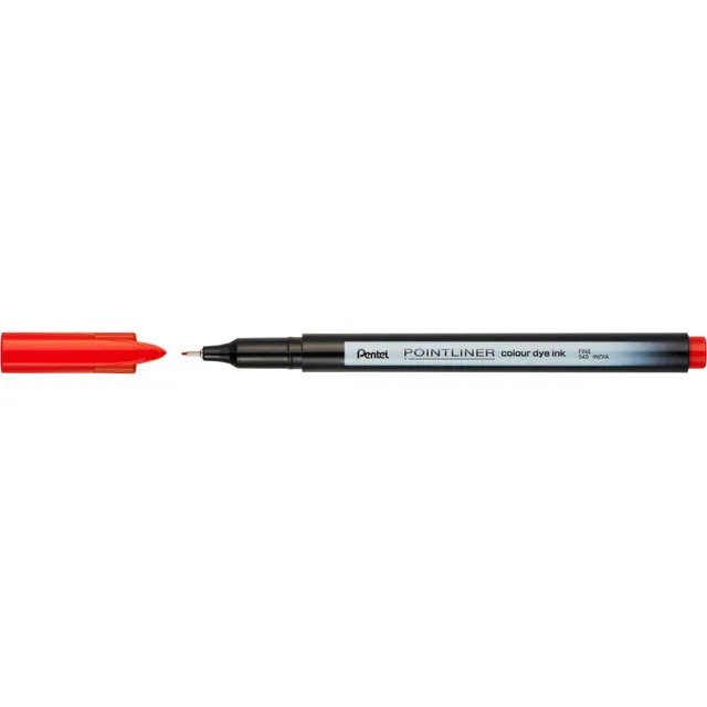 Pentel Fineliner Pentel Pointliner S40-B fijn rood