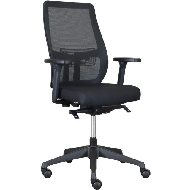 Game Hero Office Hero® Titan Ergonomische Bureaustoel - Bureaustoelen voor Volwassenen - Volledig Verstelbaar - Zwart - Gemonteerd geleverd