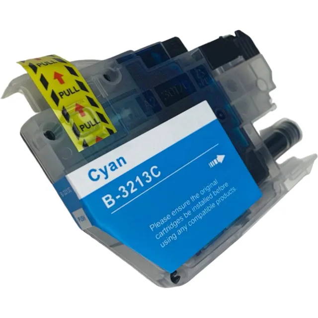 Zola Inktplace Brother LC3213 - Huismerk Inktcartridge - Cyaan Cyan