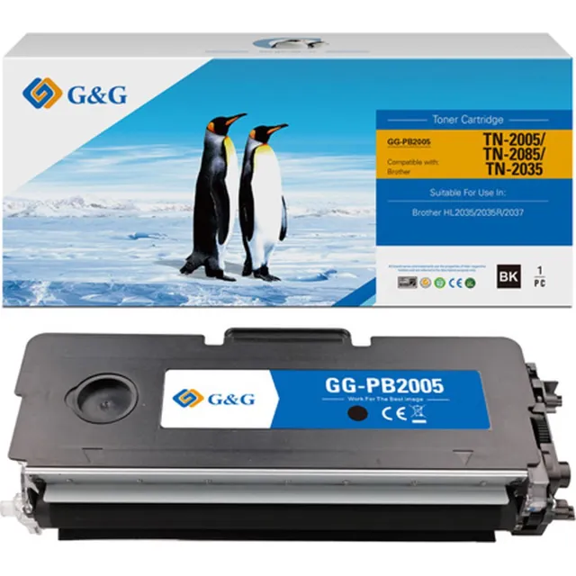 G&G Brother TN2005 - Huismerk Toner - Zwart