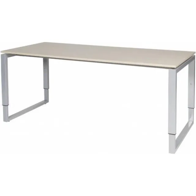 Schaffenburg Verstelbaar Bureau - Plus 180x80 robson - alu frame Aluminium (RAL9006)/Robson Eiken