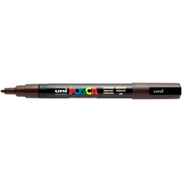 Uni POSCA paintmarker PC-3M, 1,5 mm, donkerbruin