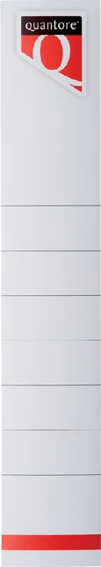 Quantore Rugetiket Quantore smal 34x190mm zelfklevend wit 10 stuks