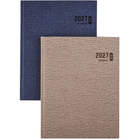 Brepols Agenda 2027 Brepols Ecotiming Kazar 7dagen/2pagina's assorti blauw