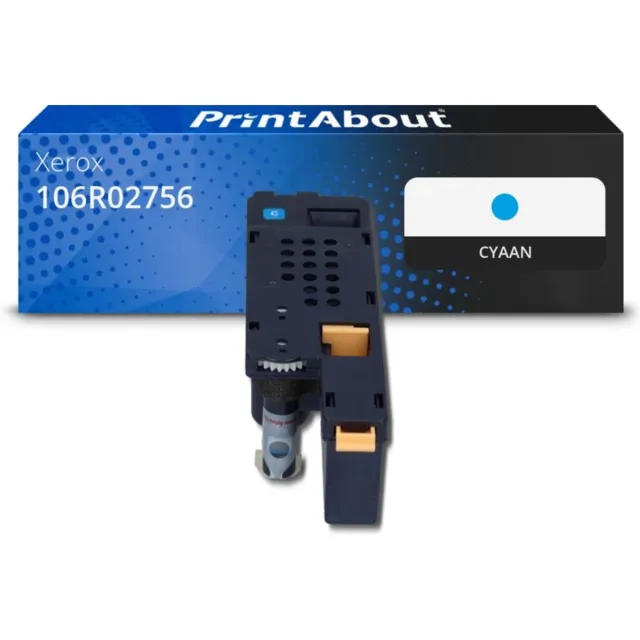 PrintAbout Alternatief voor de Xerox 106R02756 / cyaan