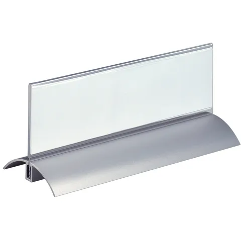 Durable Tafelnaambord Durable Presenter De Luxe 61x210mm 2 stuks