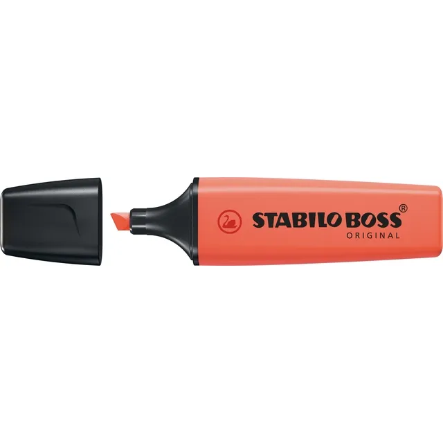Stabilo Markeerstift STABILO BOSS Original 70/140 pastel zacht koraalrood