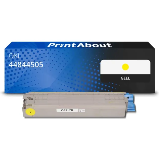PrintAbout Alternatief voor de Oki 44844505 / geel