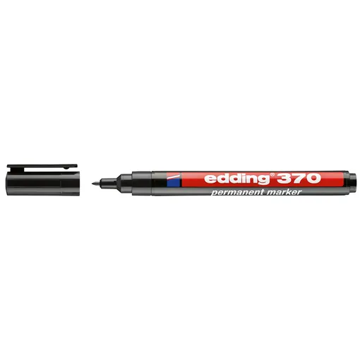 Edding Viltstift edding 370 rond 1mm zwart