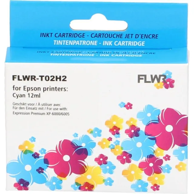 FLWR Cartridges / Epson 202XL / cyaan / Geschikt voor Epson