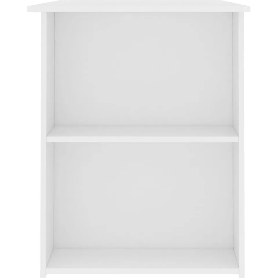 vidaXL Bureau 110x60x73 cm bewerkt hout wit, foto 4