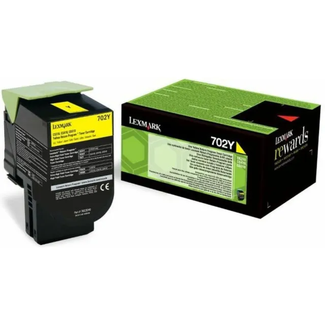 Lexmark 702Y tonercartridge Yellow