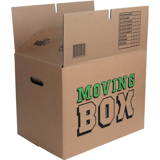 Cleverpack Verhuisdoos CleverPack bedrukt 480x320x360mm pak à 5 stuks