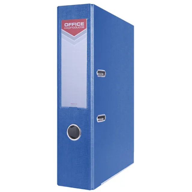 Office Products ordner, voor A4, uit karton, rug van 7,5 cm, blauw grijs