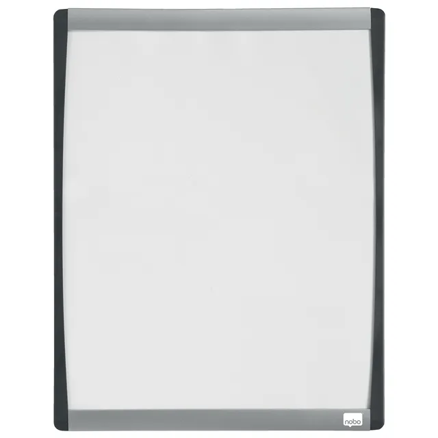 Nobo Whiteboard Nobo 35.5x28cm gewelfd zwart