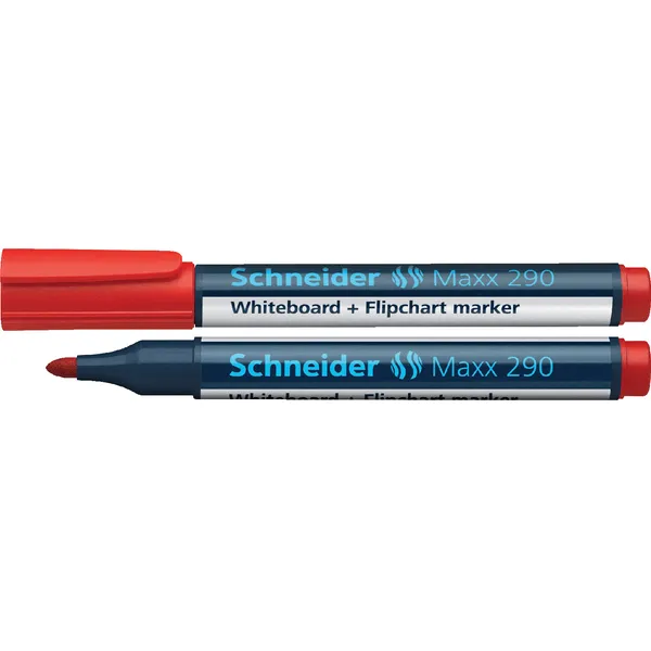Schneider Whiteboardmarker Schneider Maxx 290 rond 2-3mm rood
