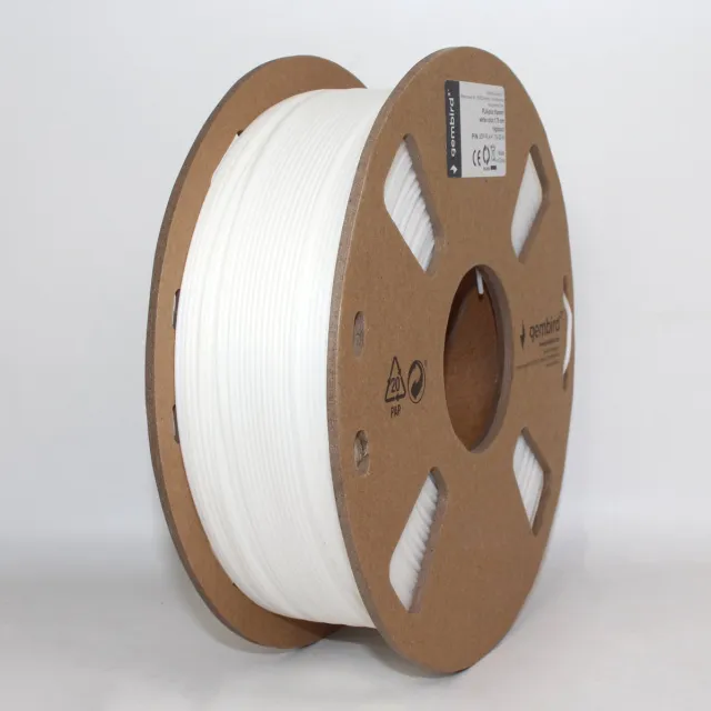 Gembird PLA+ 1.75 Wit 1 kg - 3D Filament