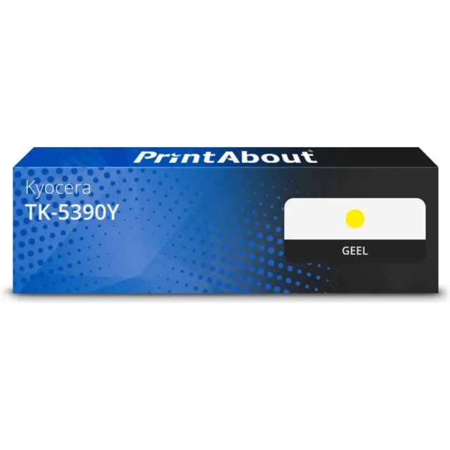 PrintAbout huismerk Toner TK-5390Y Geel geschikt voor Kyocera