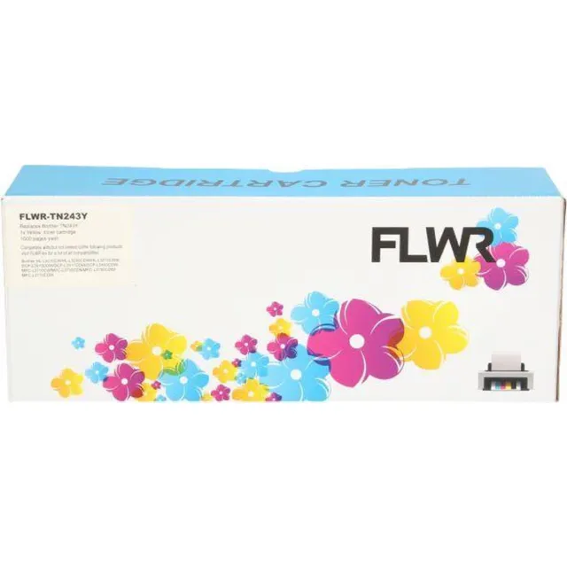 FLWR Toners / Brother TN-243 / geel / Geschikt voor Brother