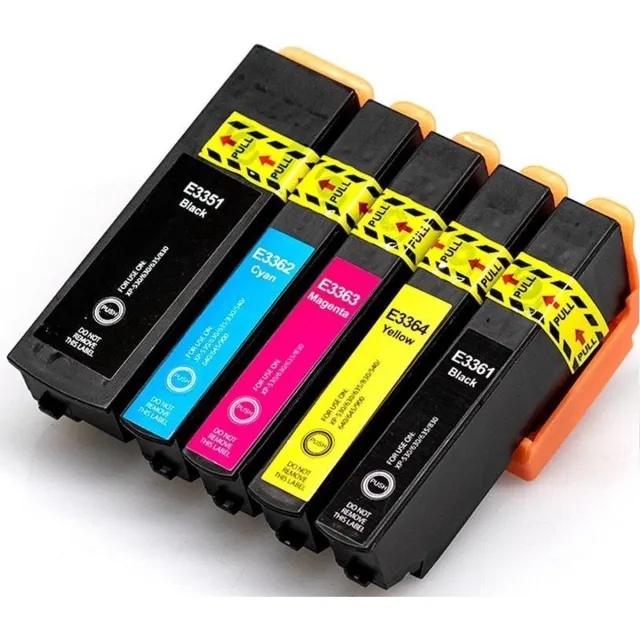 inkmaster inktcartridges voor Epson 33XL multipack van 5 kleuren , 33 inktcartridge, 33 multipack voor Epson Expression Premium XP-530, XP-540, XP-630, XP-635, XP-640, XP-645, XP-830, XP-900