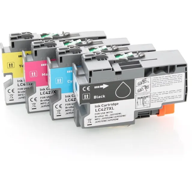 Colori huismerk set 4x inkt cartridge geschikt voor Brother LC427XLVAL HL-J6010DW MFC-J5955DW MFC-J6955DW MFC-J6957DW MFC-J6959DW Set 4 kleuren XL