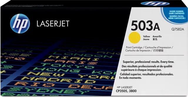 HP 503A - Tonercartridge / Geel