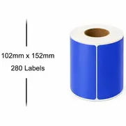 Zebra Huismerk Zebra (800264-605) Labels Blauw (102x150mm)