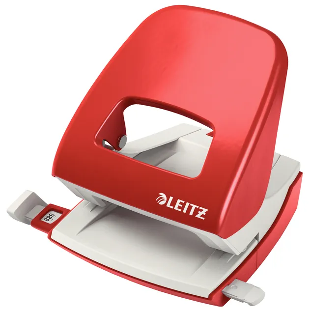 Perforator Leitz NeXXt 5008 metaal 30 vel rood