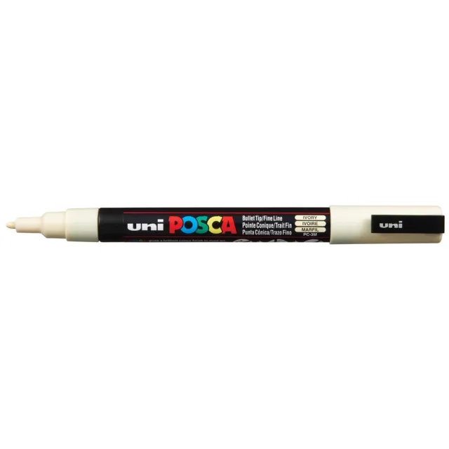 Uni POSCA paintmarker PC-3M, 1,5 mm, ivoor