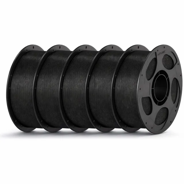 ARTILLERY PLA Filament Zwart 5KG (5x1KG) 1.75mm met Spoel – Artillery Hoge Printkwaliteit – Snelle Levering, Morgen in Huis 5kg Zwart