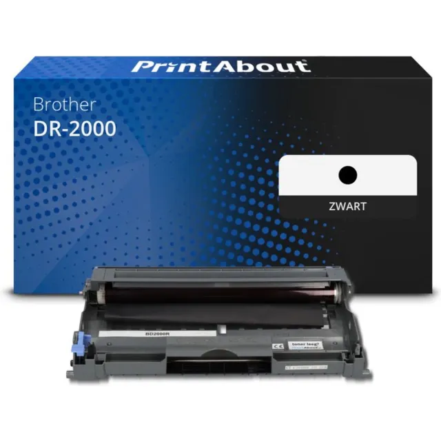 PrintAbout Huismerk Brother DR-2000 Drum Zwart