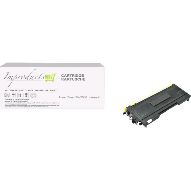 Improducts Toner - Alternatief Brother TN-2000 / TN-2005 zwart hoge inhoud