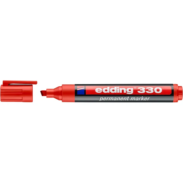 Edding Viltstift edding 330 schuin 1.5-5mm rood