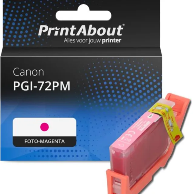 PrintAbout Huismerk Canon PGI-72PM Inktcartridge Foto-magenta