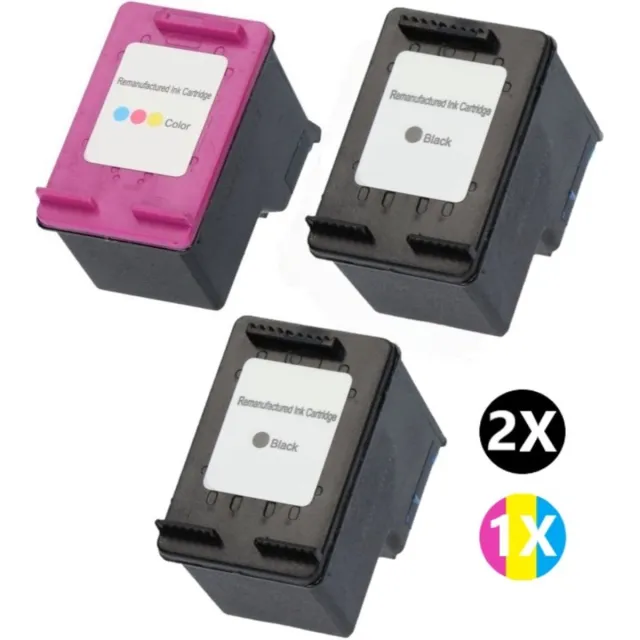 InktDL Huismerk geschikt voor HP 305XL Inktcartridges - 2X Zwart + 1X Kleur - Geschikt voor DeskJet 2710 - 2720 - 2724 - Envy 6010 - 6020 - 6032 - 6420