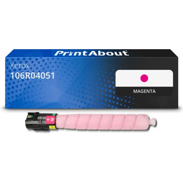 PrintAbout huismerk Toner 106R04051 Magenta Hoge capaciteit Geschikt voor Xerox