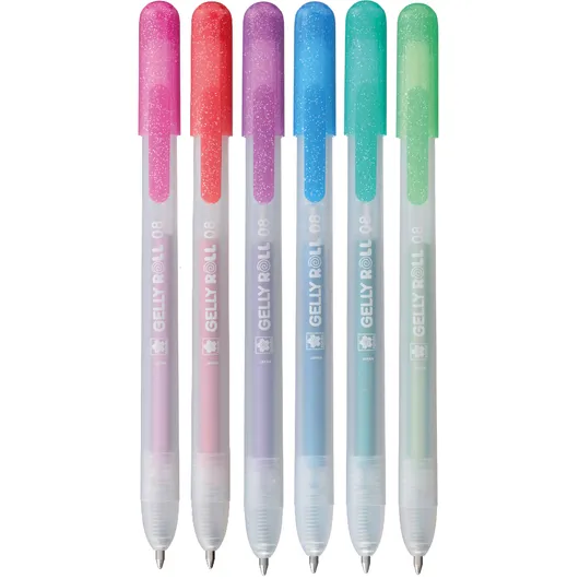 Sakura Gelschrijver Sakura Gelly Roll Metallic 08 klikfunctie set à 6 kleuren