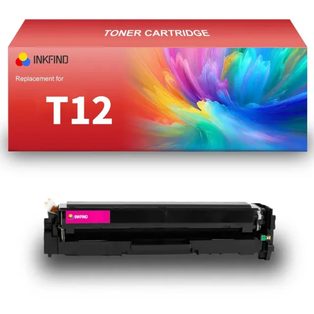 INKFIND T12 Magenta tonercartridge compatibel met CanonT12 T12 Magenta geschikt voor Canon i-SENSYS X C1330/1333 - 1-pack Magenta Magenta x 1