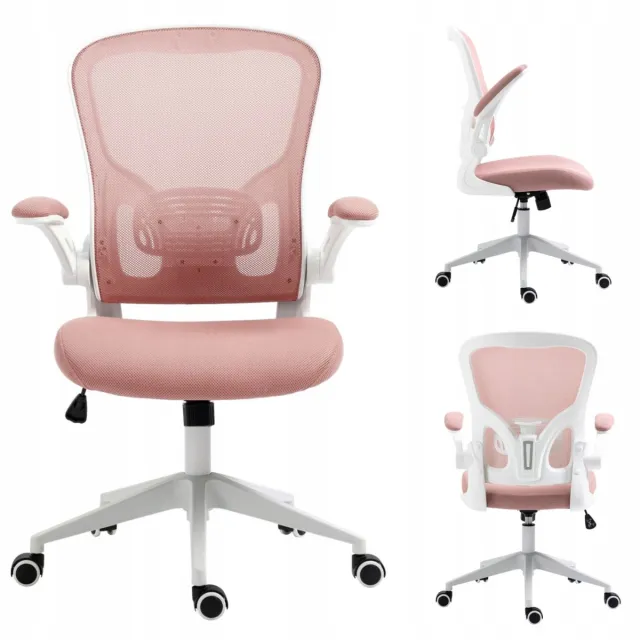 Furnitex FB21-FX Serie - Roze Bureaustoel - Ergonomisch - Verstelbare Hoogte - Voor Kinderen