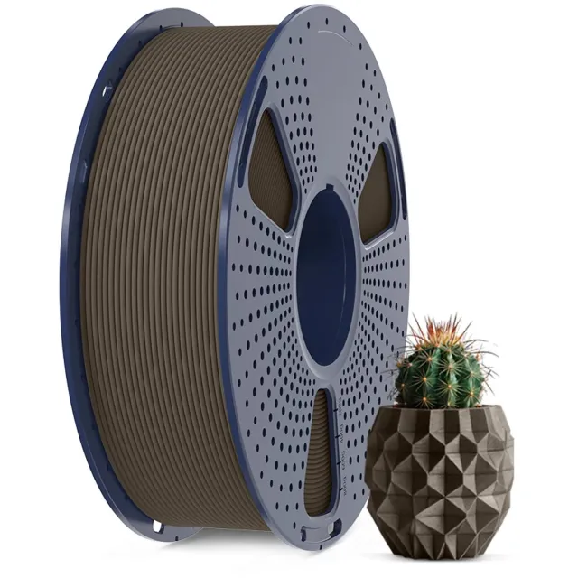 Sunlu PLA Hout 3D-filament 1.75mm 1kg Walnoot Walnoot - Walnut