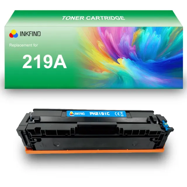 INKFIND 219A (W2191A) Cyaan tonercartridge compatibel met HP 219A (W2191A) Cyaan toner cartridge - 1-pack Cyaan cyaan x 1
