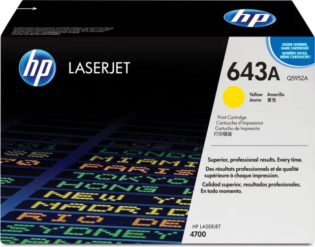 HP Original Toner HP 643A Yellow False