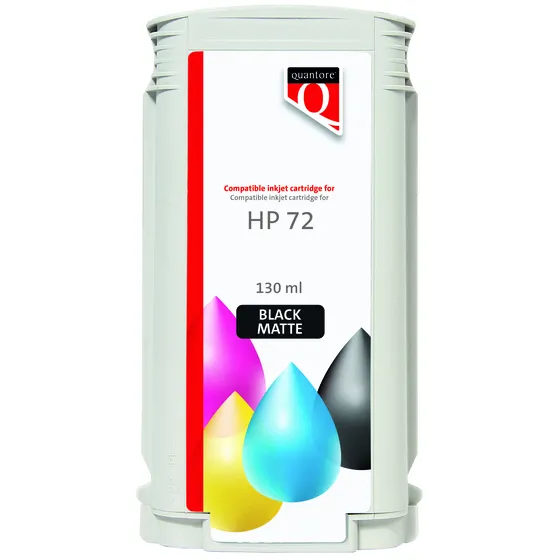 Inkcartridge Quantore alternatief tbv HP 72 C9403A mat zwart | 1 stuk, foto 2