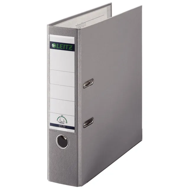 Leitz 180° ordner, A4, uit PP, rug van 8 cm, grijs