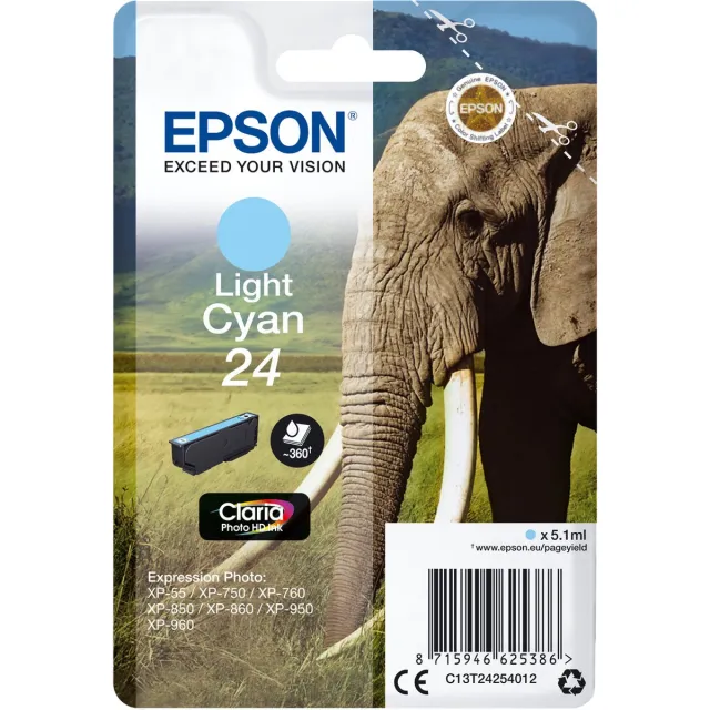 Epson 24 - Inktcartridge / Licht Cyaan