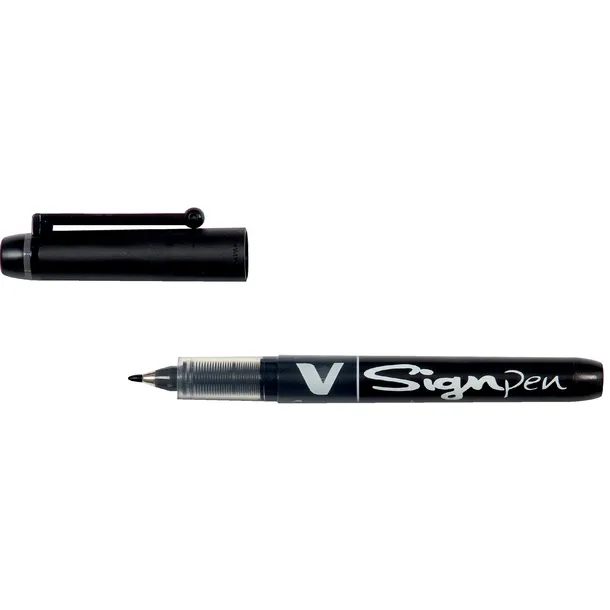 Fineliner PILOT V Signpen fijn zwart
