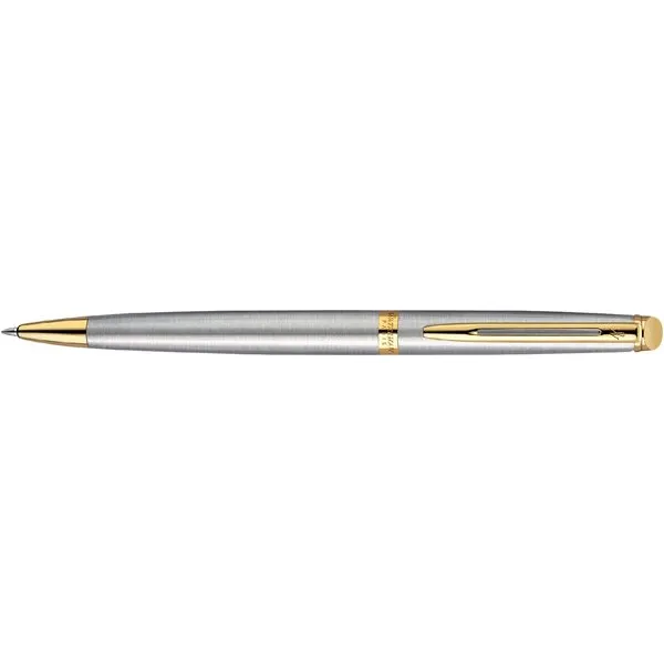Waterman Balpen Waterman Hémisphère stainless steel GT medium blauw