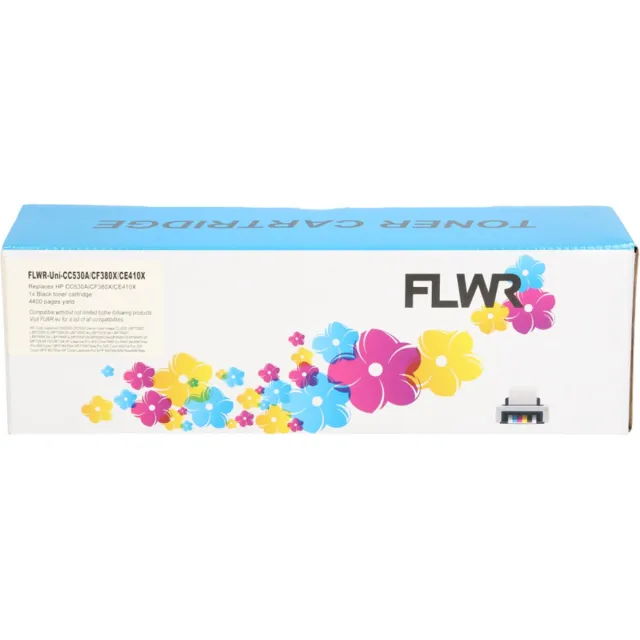 FLWR Toners / Canon 718BK / zwart / Geschikt voor Canon