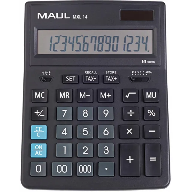Maul bureaurekenmachine MXL 14, zwart